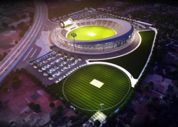 PM Narendra Modi lays foundation stone of Varanasi cricket stadium