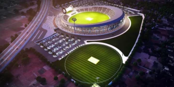 PM Narendra Modi lays foundation stone of Varanasi cricket stadium