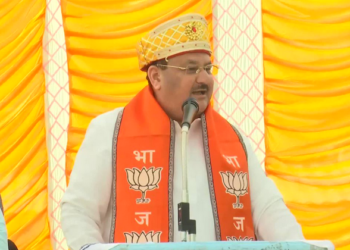 MP: BJP head JP Nadda says “Congress model is ‘laapata’ model”