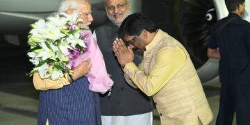 PM Modi reaches Ranchi on Birsa Munda birthday eve