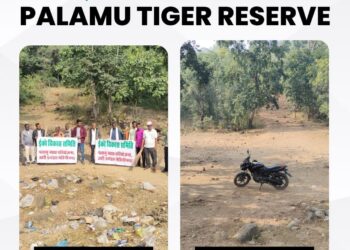 Eco-development committees keep road to Palamu Fort clean