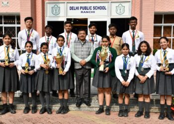 DPS Ranchi students shine in CBSE sports events