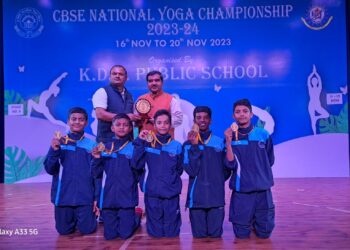 Dhanbad Public School emerges National CBSE under-14 Yoga champion