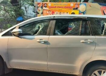Three detained after Maharashtra Minister’s vehicle vandalised during quota protest