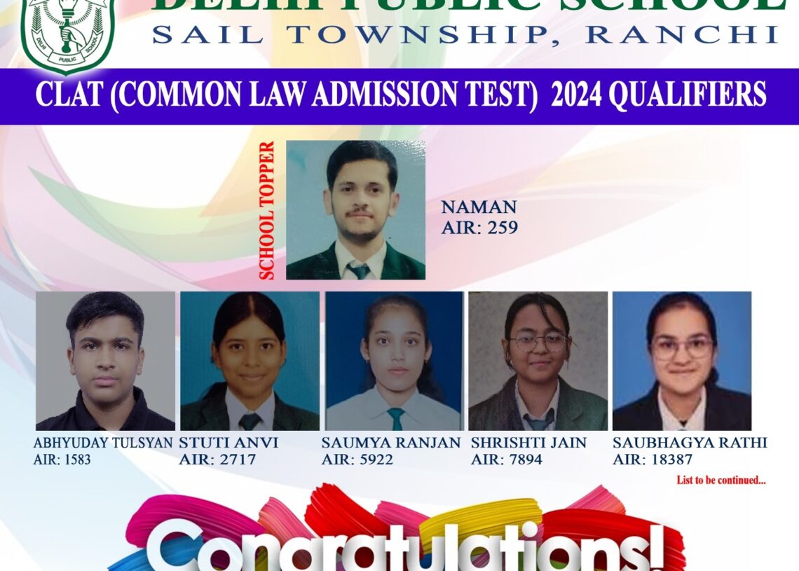 DPS Ranchi students shine in CLAT