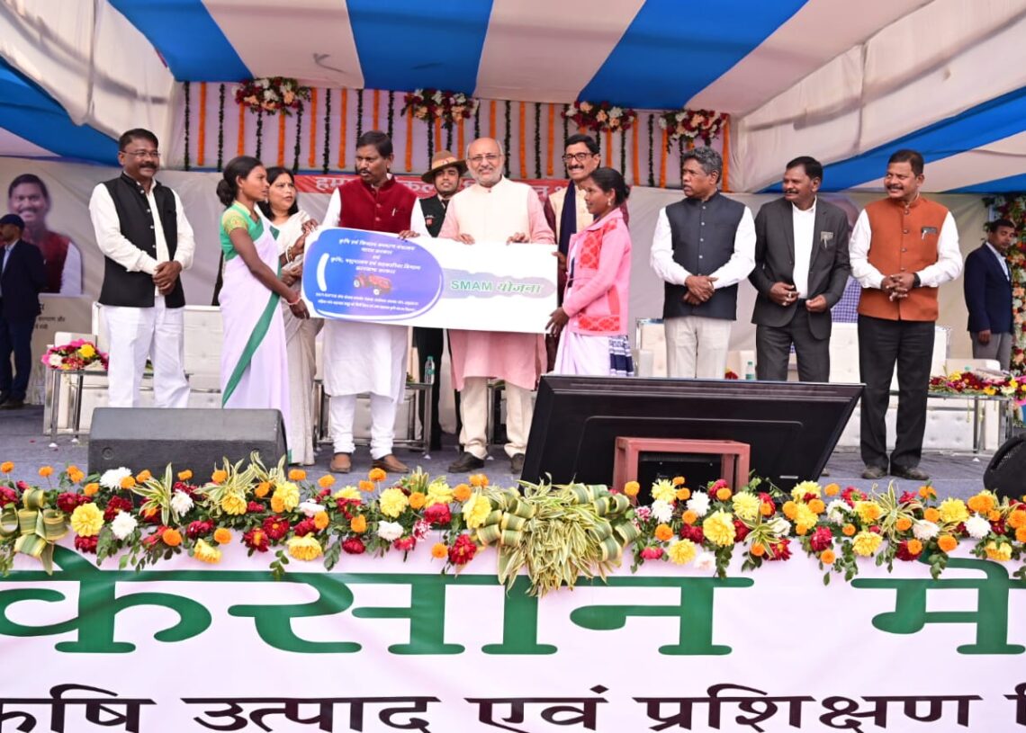 Jharkhand: Arjun Munda calls upon farmers to fulfil PM’s resolve for a developed India