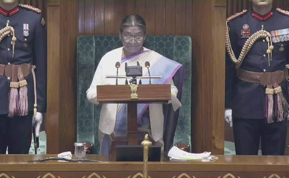 President Murmu Inaugurates Budget Session At New Parliament Building ...