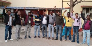 Contractual health staff hunger strike