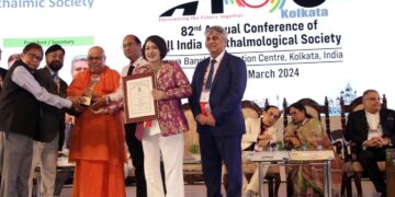 Best State Award for Jharkhand Ophthalmological Society, again