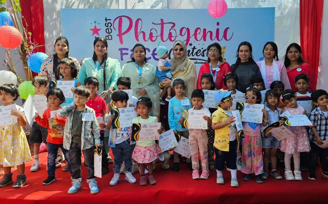Jharkhand News: Best photogenic face contest captivates kids at Kids International Play School