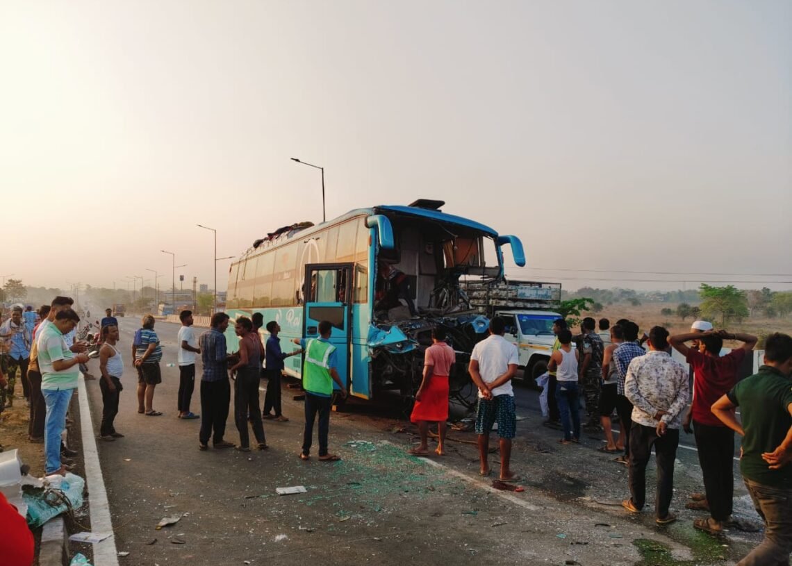 bus accident dhanbad