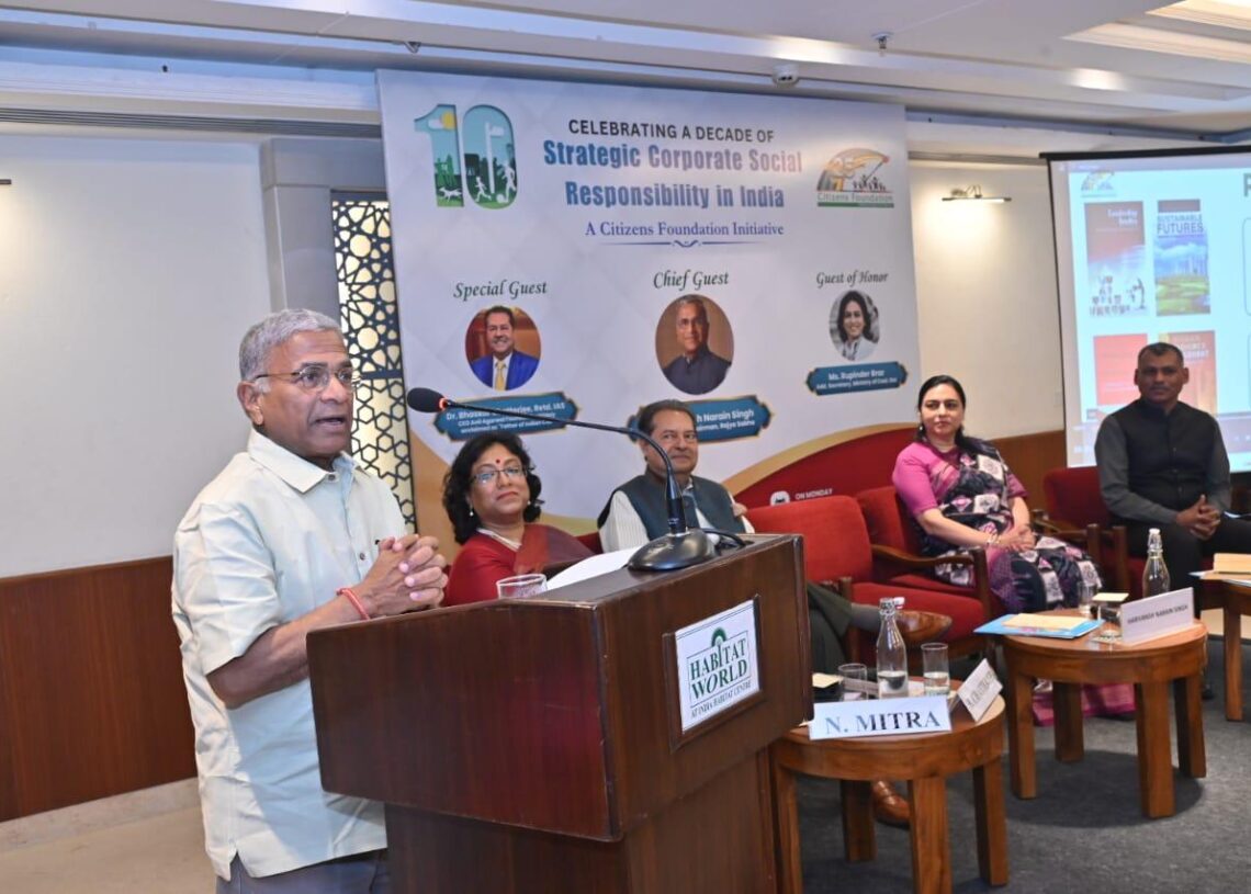 Citizens Foundation launches book on ’10 years of Corporate Social Responsibility in India’