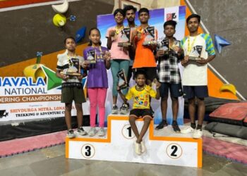 TSAF cadets win 8 medals in Open National Bouldering Competition