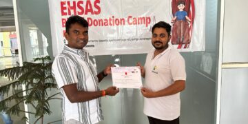 Ehsaas blood donation camp