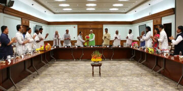 NDA allies submit letters of support to BJP in meeting at PM residence