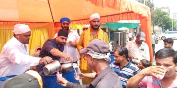 Sikhs in Jamshedpur honour martyrdom day of Guru Arjun Dev Ji Maharaj with Chhabil