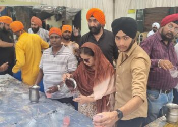 Sikhs set up Chhabil in Jamshedpur in honour of Guru Arjan Dev Ji Maharaj