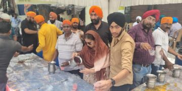 Sikhs set up Chhabil in Jamshedpur in honour of Guru Arjan Dev Ji Maharaj