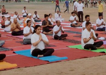 Dhanbad commemorates 10th International Yoga Day with enthusiasm