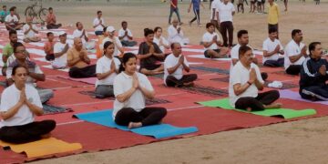 Dhanbad commemorates 10th International Yoga Day with enthusiasm