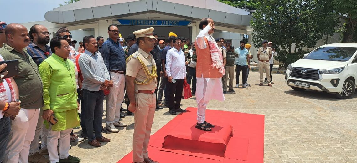 Odisha Governor Raghubar Das visits Jamshedpur