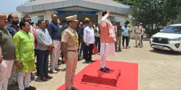 Odisha Governor Raghubar Das visits Jamshedpur