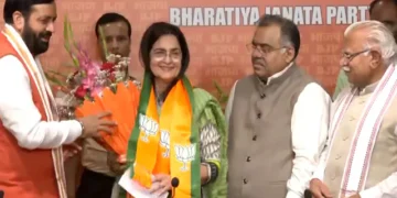 Haryana's Congress leader Kiran Choudhry joins BJP along with daughter