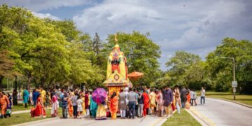 Rath Yatra of Lord Jagannath celebrated with traditional gaiety in Chicago