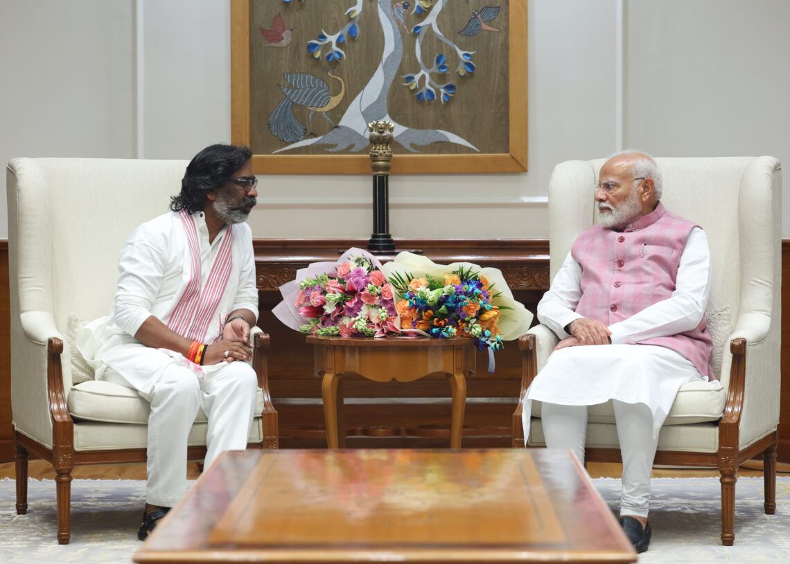 Jharkhand CM Hemant Soren meets PM Modi in Delhi