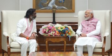 Jharkhand CM Hemant Soren meets PM Modi in Delhi