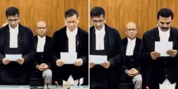 Justices N Kotiswar Singh and R Mahadevan sworn in as Supreme Court judges