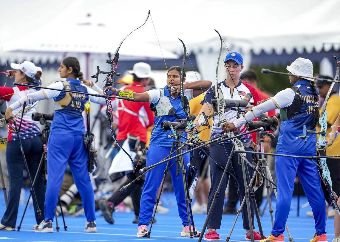 Indian women's archery team advances to quarterfinals at Paris Olympics