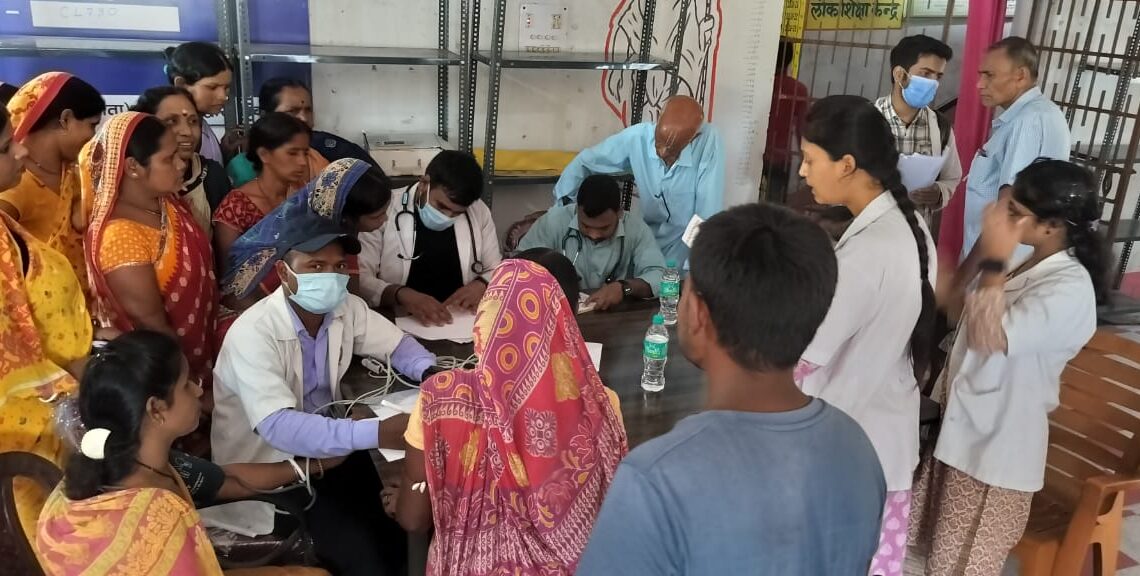 SNMMCH holds 1st camp at Dhanbad village under NMC guidelines