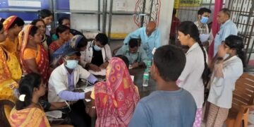 SNMMCH holds 1st camp at Dhanbad village under NMC guidelines