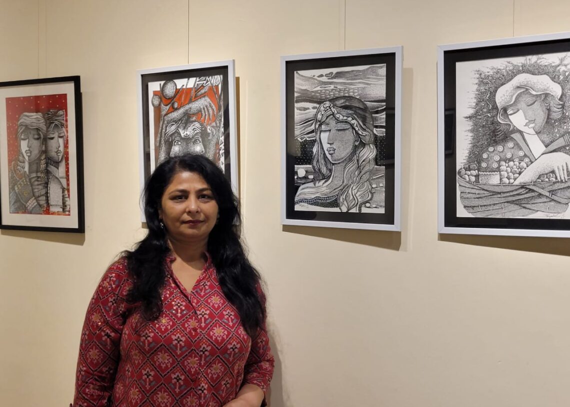 Artist Jyoti C Singh Deo's 'Existential Dichotomy' captivates art scene