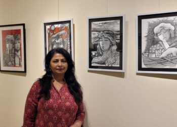 Artist Jyoti C Singh Deo's 'Existential Dichotomy' captivates art scene
