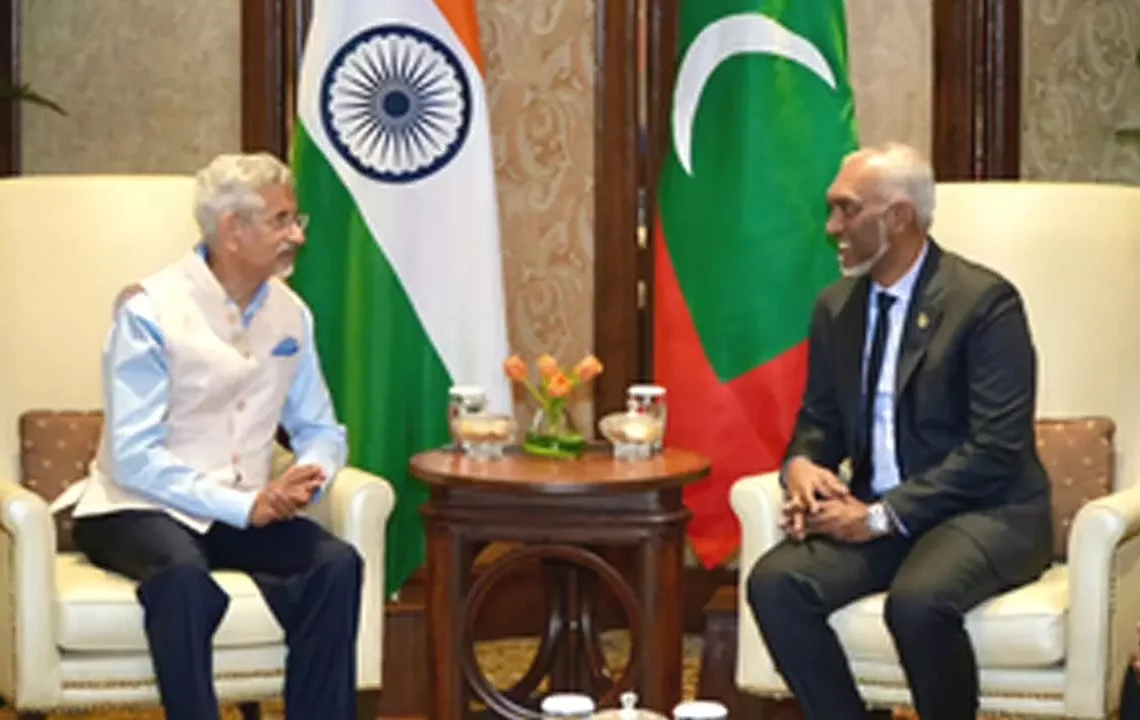 EAM Jaishankar meets Maldives President Muizzu to reinforce bilateral relations