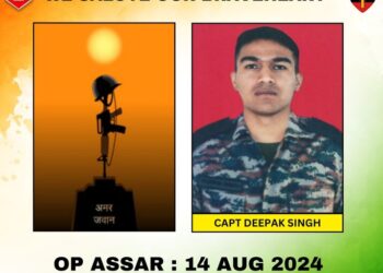 Army Captain martyred in encounter with terrorists in J&K's Doda