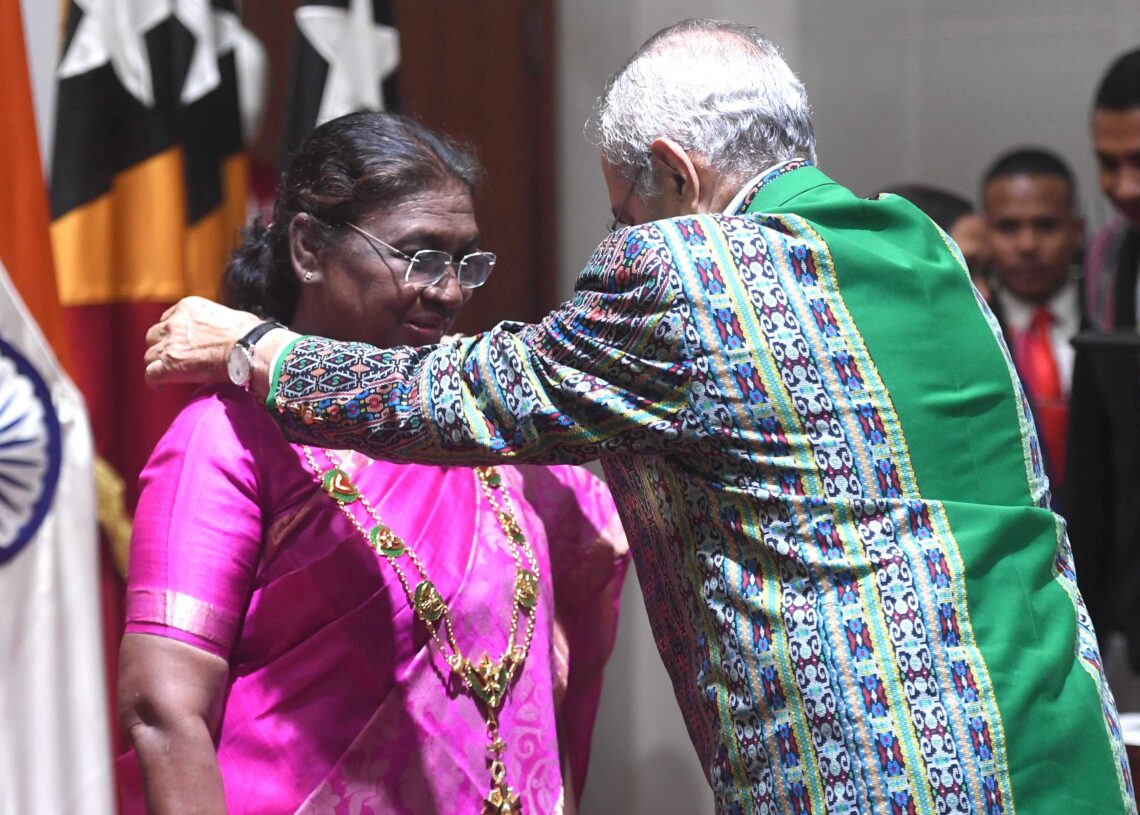 President Murmu bestowed with highest civilian honour of Timor-Leste