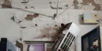 False ceiling of blood bank falls off in MMCH