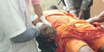 Jharkhand News: Road robbers shot at a returnee Kanwariya in Palamu