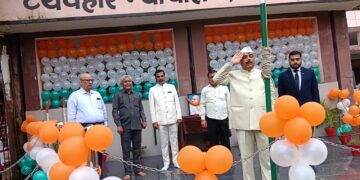 A parade of dresses on Independence Day in Daltonganj