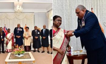 President Murmu bestowed with Fiji’s highest civilian honour