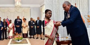 President Murmu bestowed with Fiji’s highest civilian honour