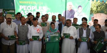 PDP releases manifesto for J&K assembly polls
