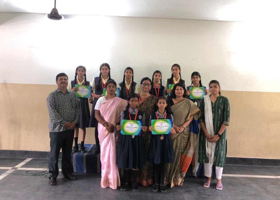 St. John's High School hosts Hindi Reading and Speech Competition
