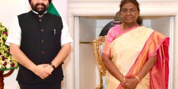 Amarpreet Kale meets President Droupadi Murmu at Rashtrapati Bhavan