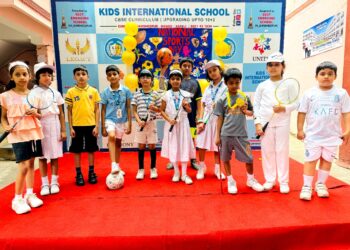 Kids International School Jamshedpur celebrates National Sports Day