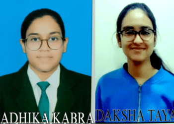DPS Ranchi students Daksha Tayal and Radhika Kabra qualify ICAI CA Foundation Exam