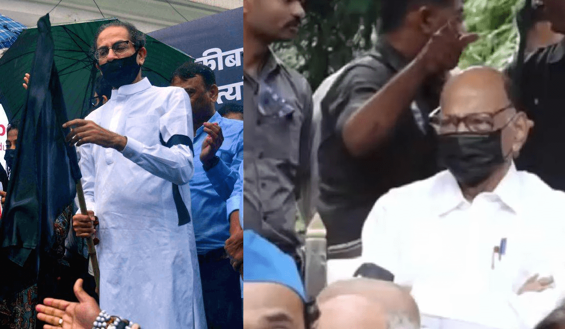 Uddhav Thackeray in Mumbai, Sharad Pawar in Pune lead protests against Badlapur incident